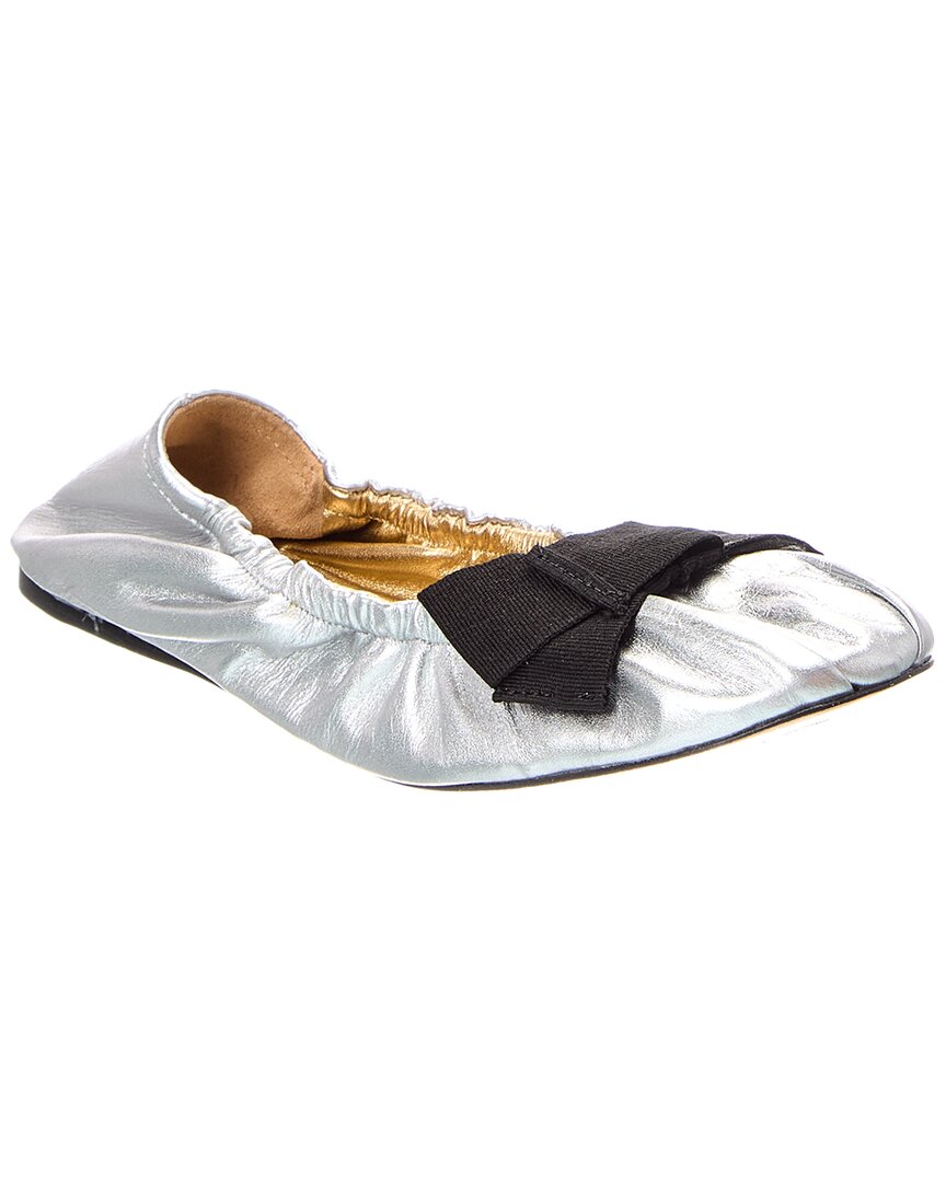 SCHUTZ SCHUTZ SUZANNE LEATHER BALLET FLAT
