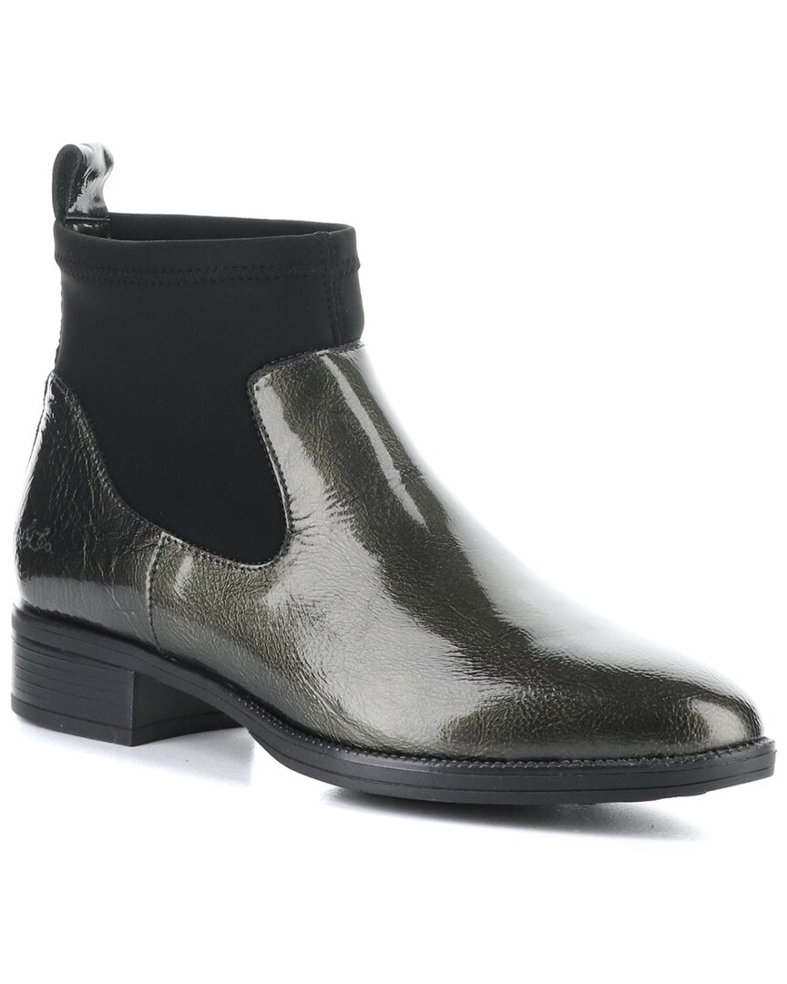 Bos. & Co. Noel Waterproof Patent Boot In Gray