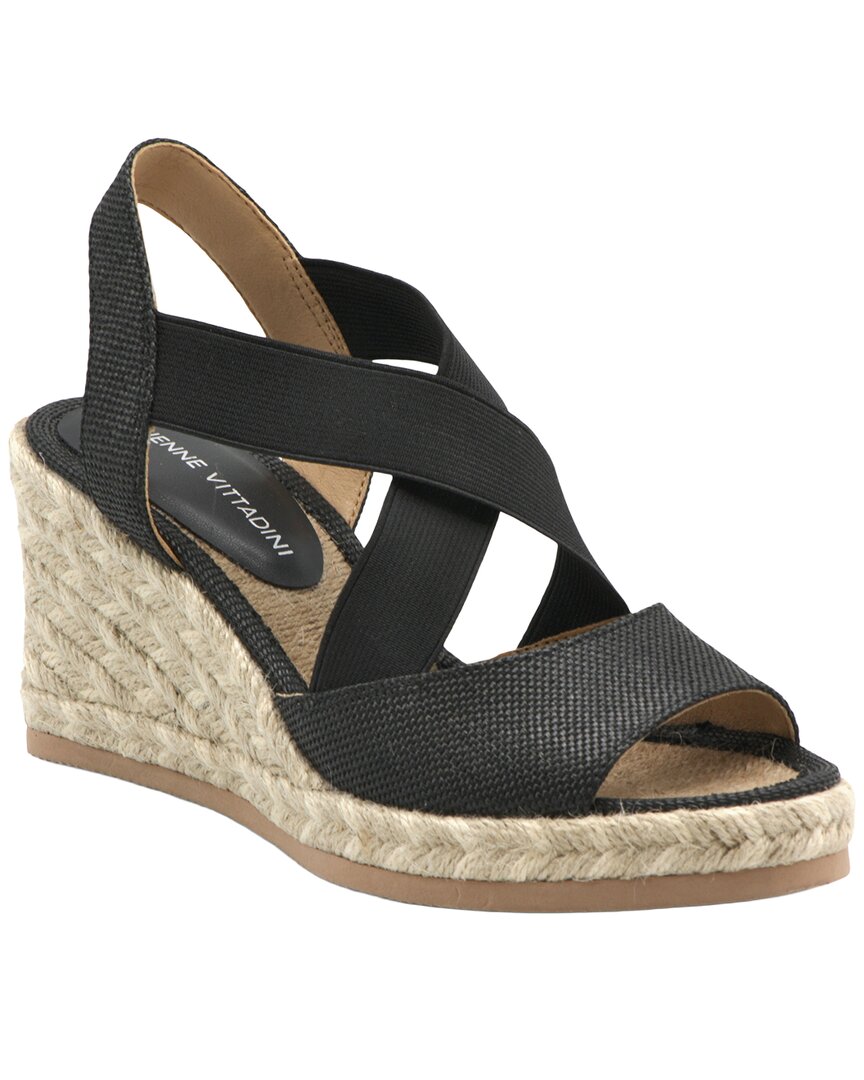 Adrienne Vittadini Brynley Sandal In Black