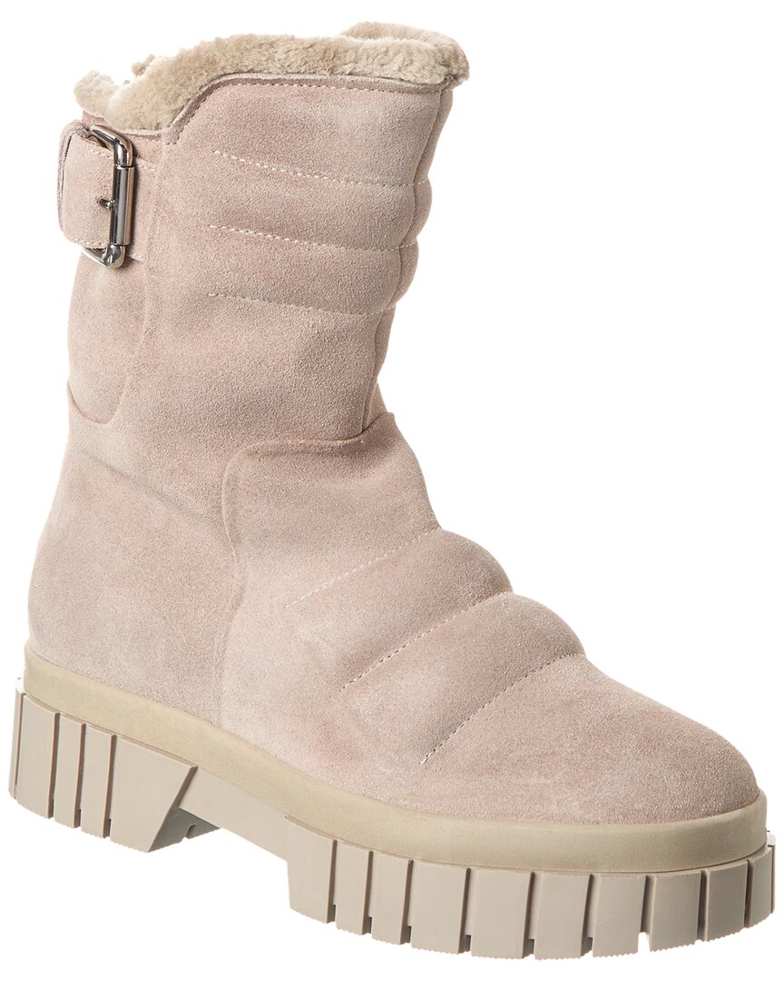 Free People Fable Suede Boot In Grey