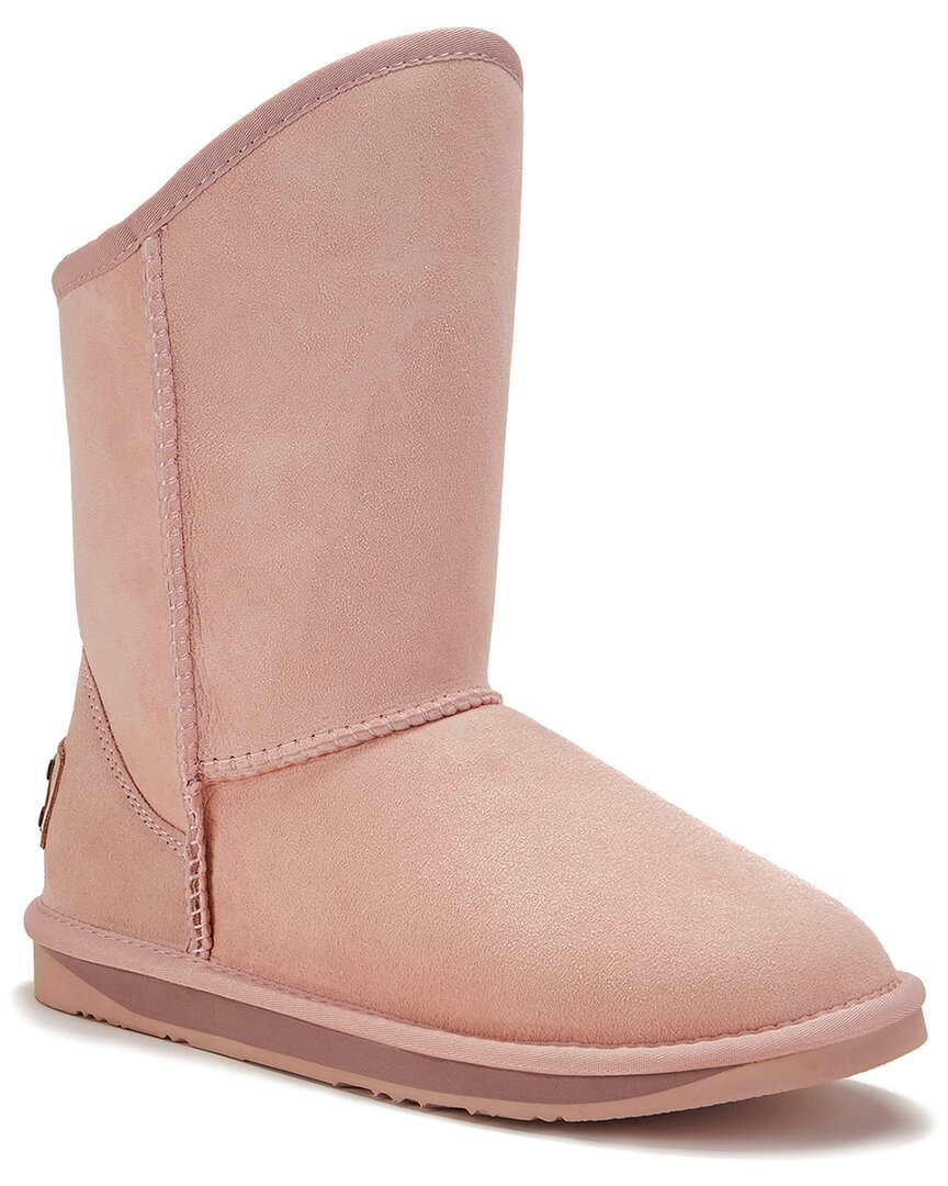 Australia Luxe Collective Cosy Short Suede Boot In Pink