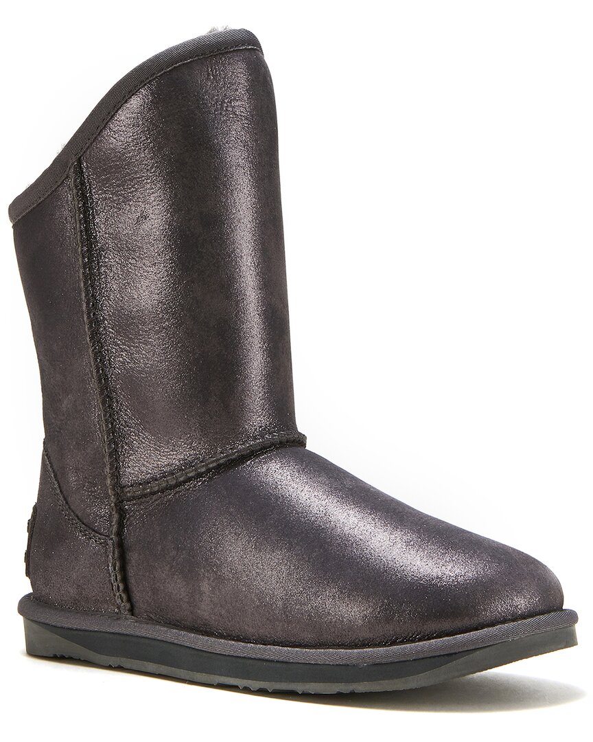 Australia Luxe Collective Cosy Leather Boot In Grey