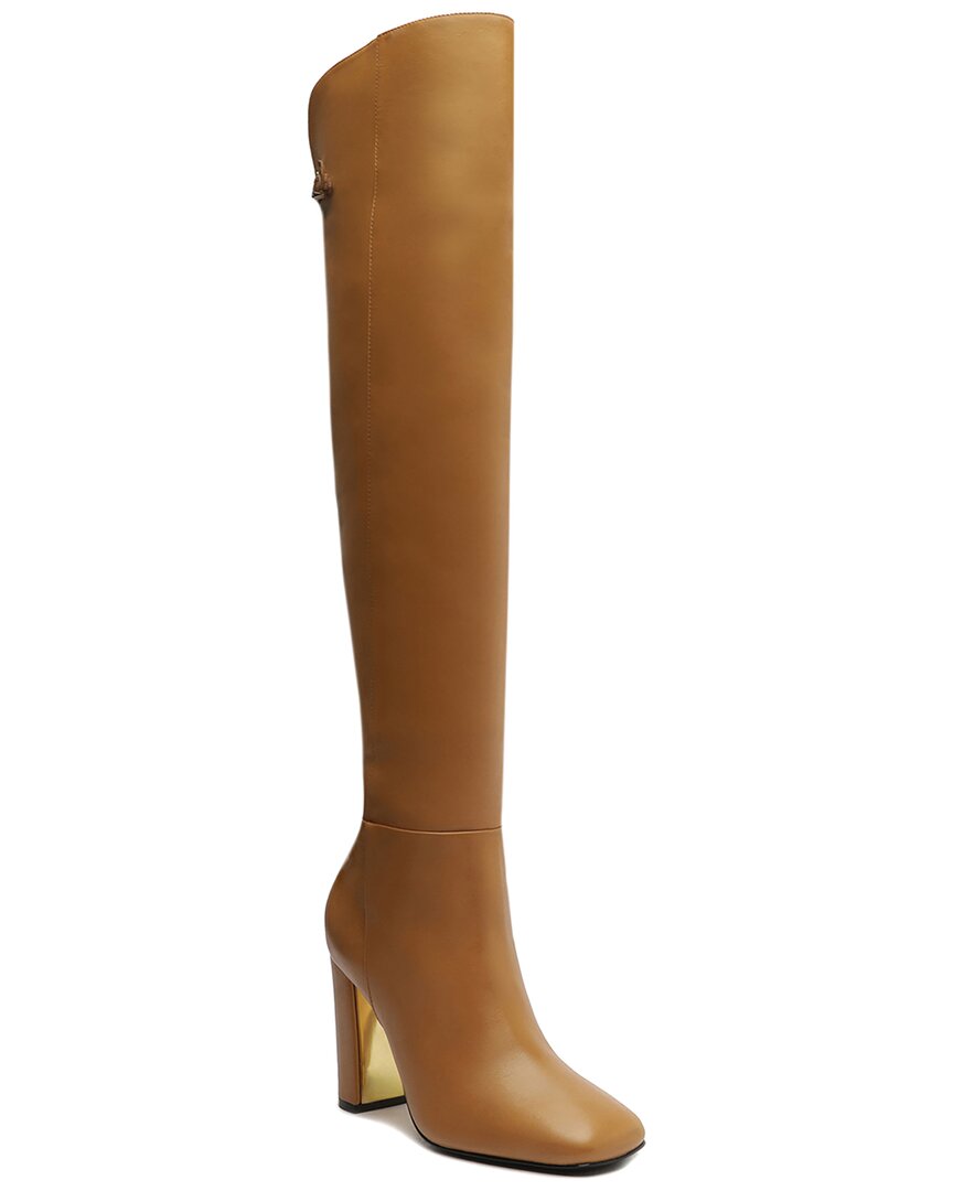 Shop Schutz Austine Leather Over The Knee Boot