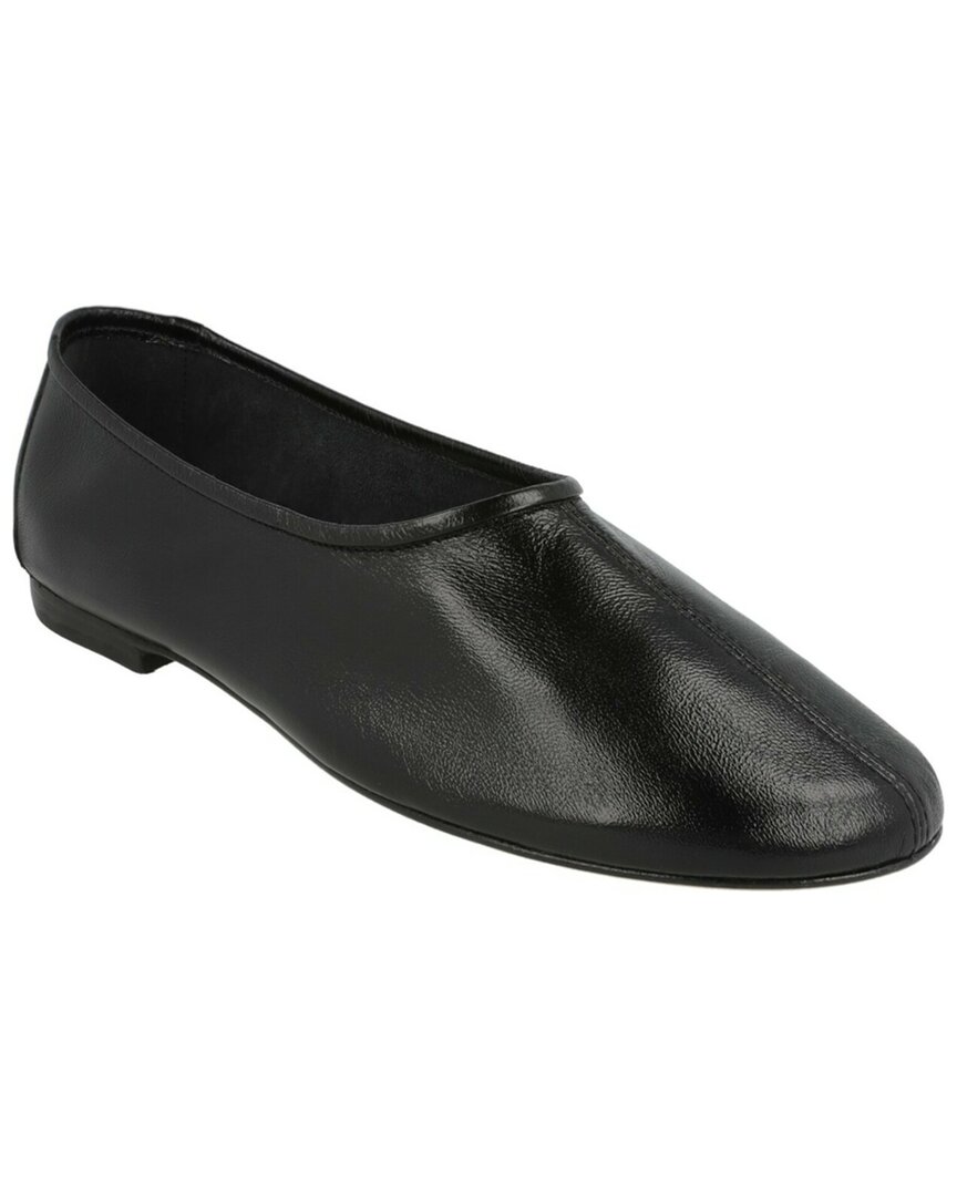 BY FAR BY FAR PRUDENCE LEATHER FLAT