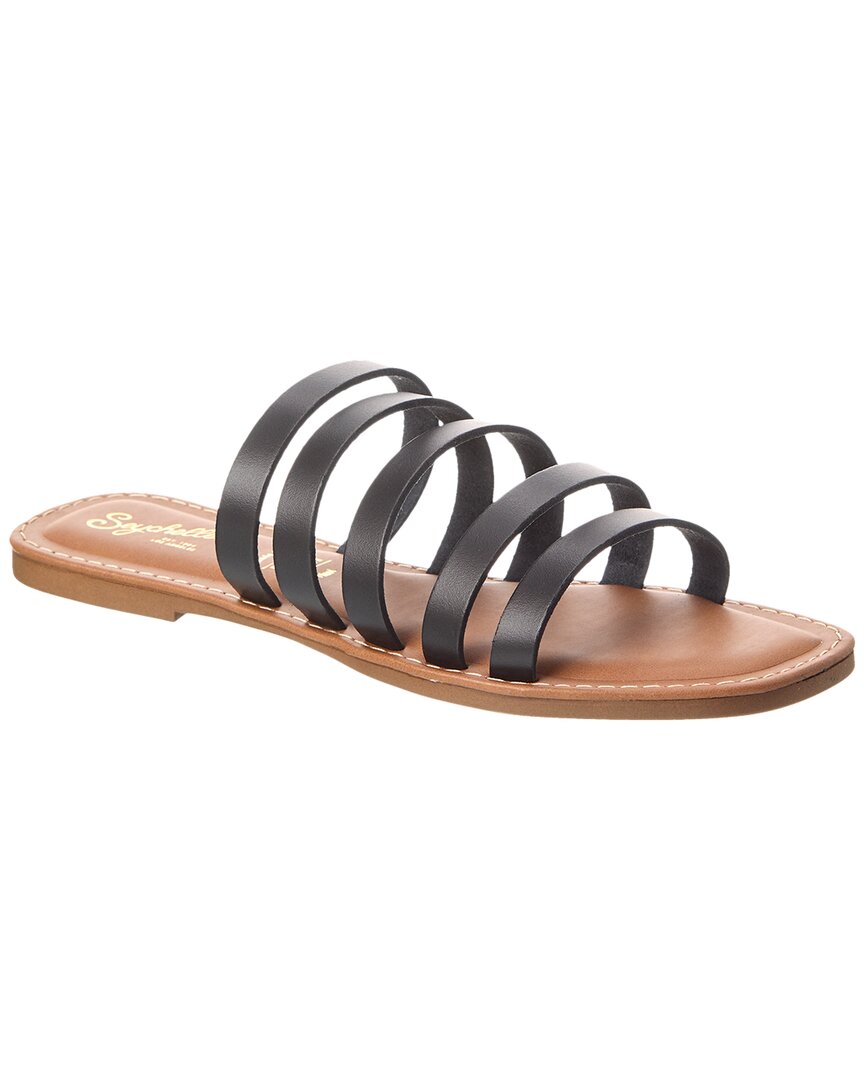Shop Seychelles Bex Leather Sandal In Black