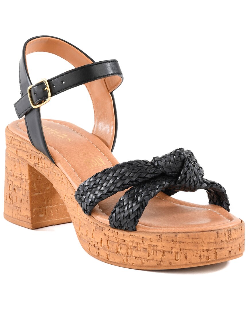 Seychelles Musical Platform Sandal In Black