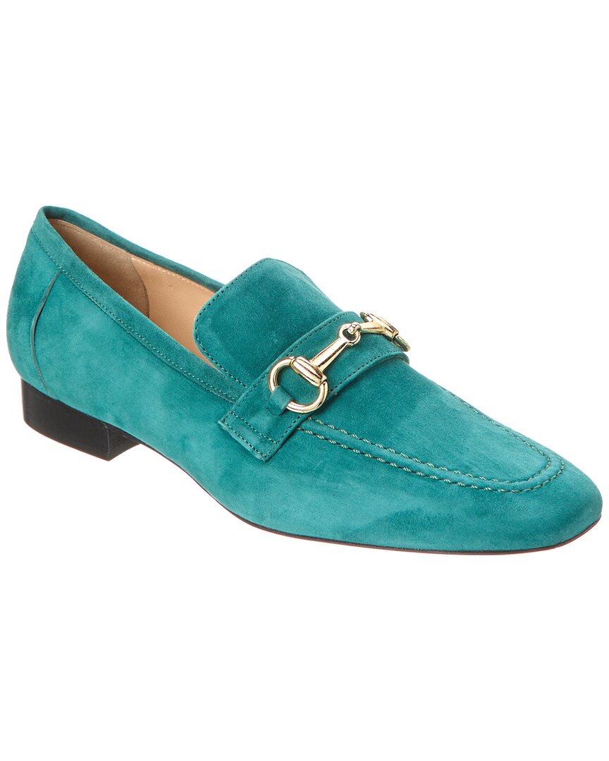 Shop M By Bruno Magli Simona Suede Loafer In Green