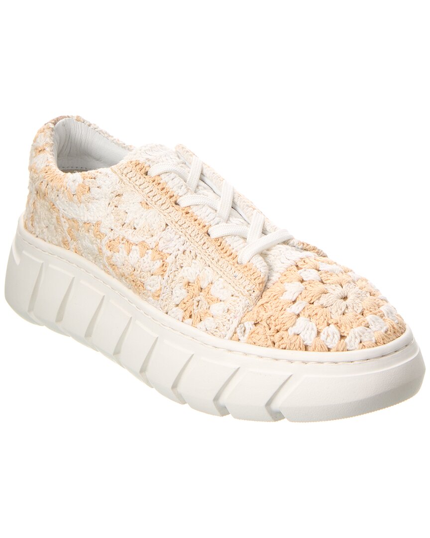 Free People Catch Me If You Can Crochet Sneaker In Pink