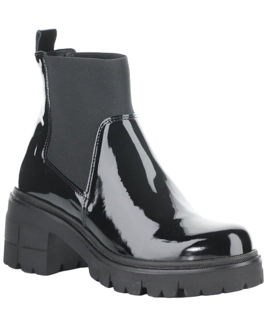 Bos. & Co. Bos & Co Bianc Patent Leather Boot In Multi
