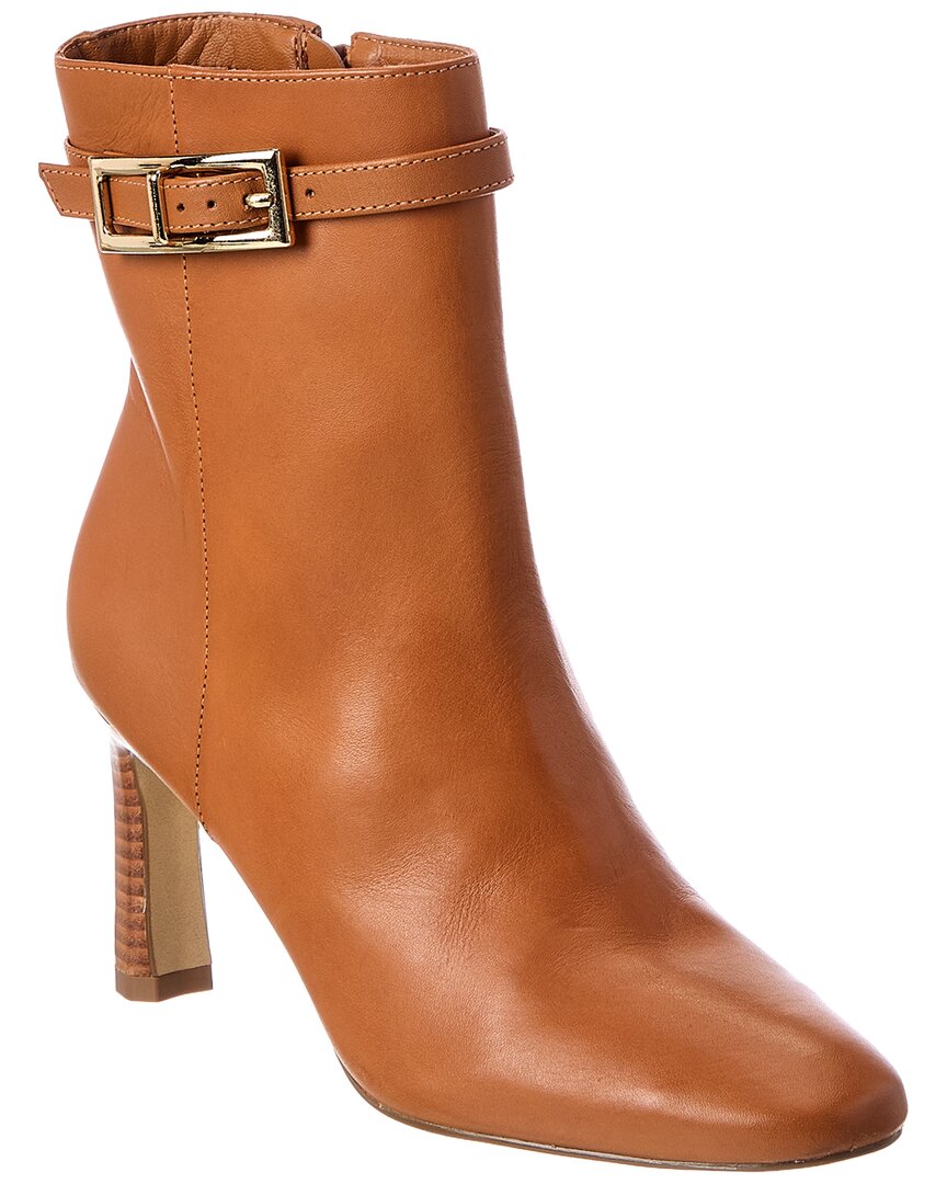 Arezzo Josie Leather Boot In Brown