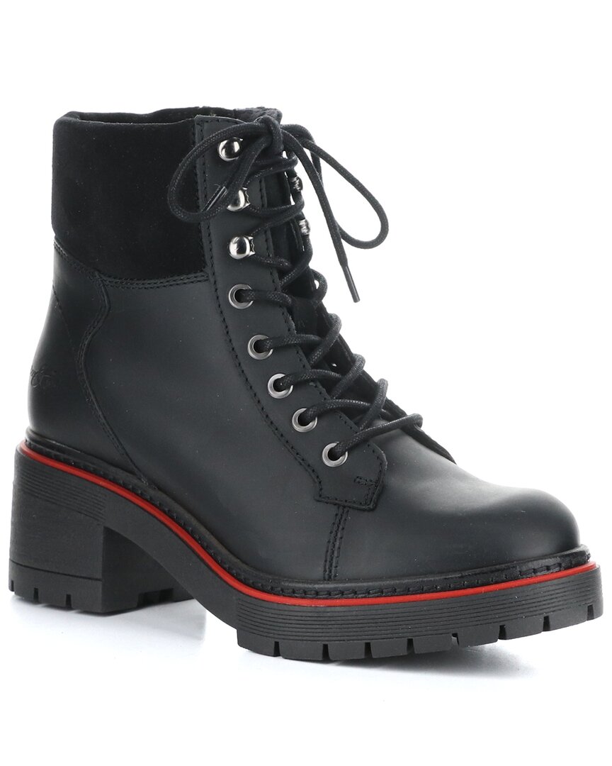 Shop Bos. & Co. Zoa Waterproof Leather Boot In Black