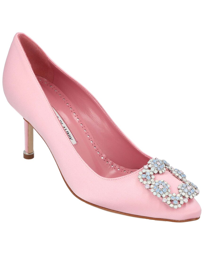 Manolo Blahnik Women's Viscose Hangisi 070 Pump, Never Worn (authentic Pre-  Loved)
