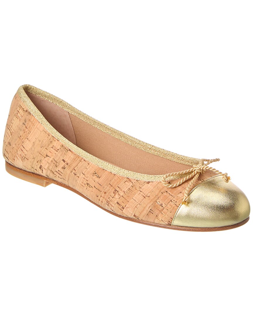 FRENCH SOLE FRENCH SOLE VANITY CORK & LEATHER FLAT