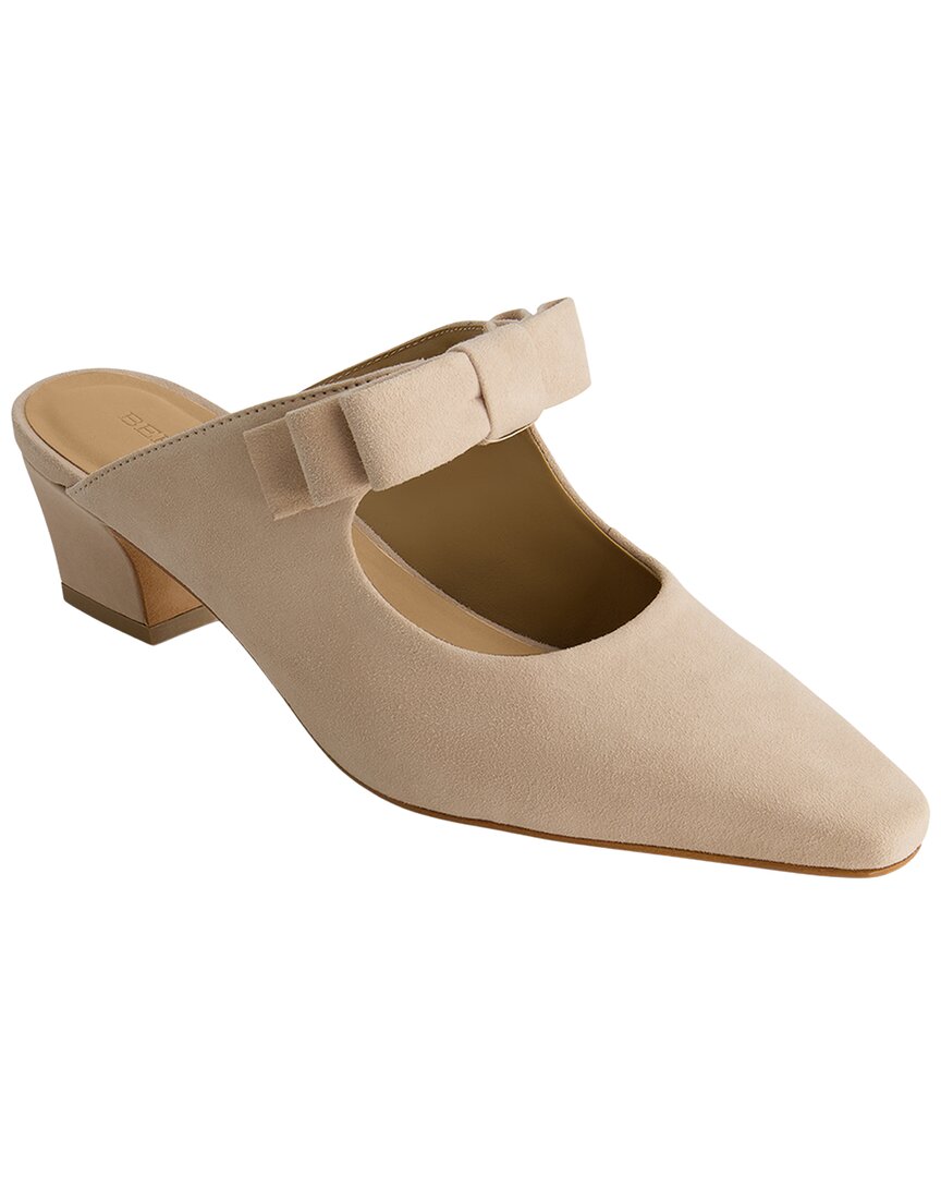 Bernardo Astrid Suede Mule In Neutral