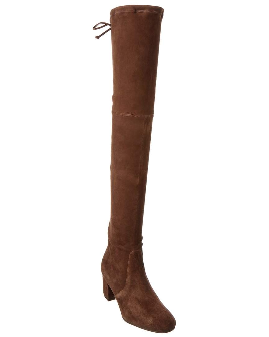 Stuart Weitzman Jocey City Suede Over-the-knee Boot