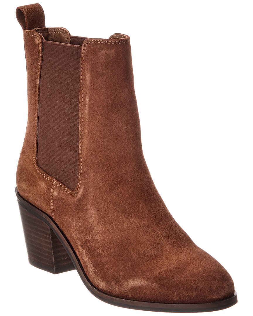 Dune London Pasil Suede Boot In Brown