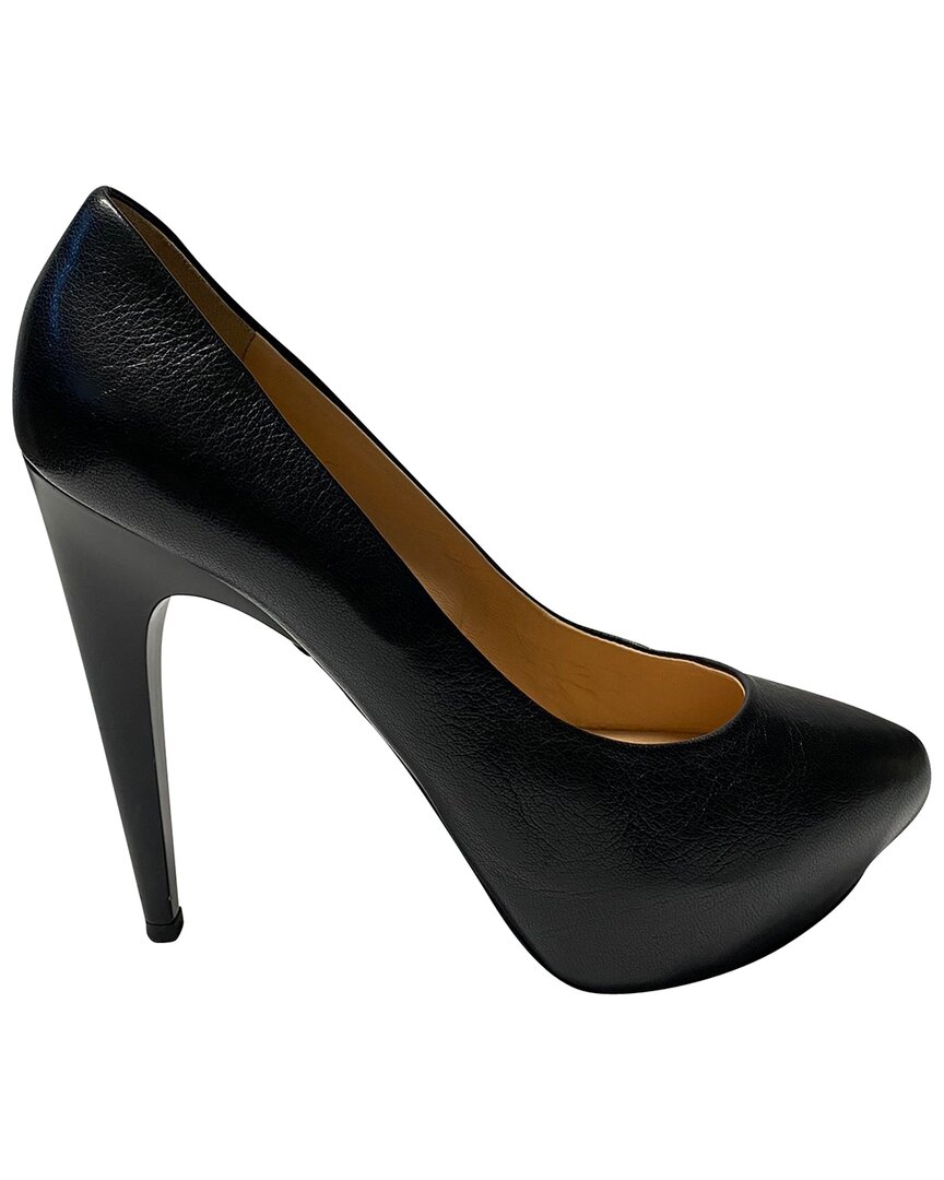 Pre-owned Giuseppe Zanotti Women's Leather Platform Pump (authentic Pre-loved)