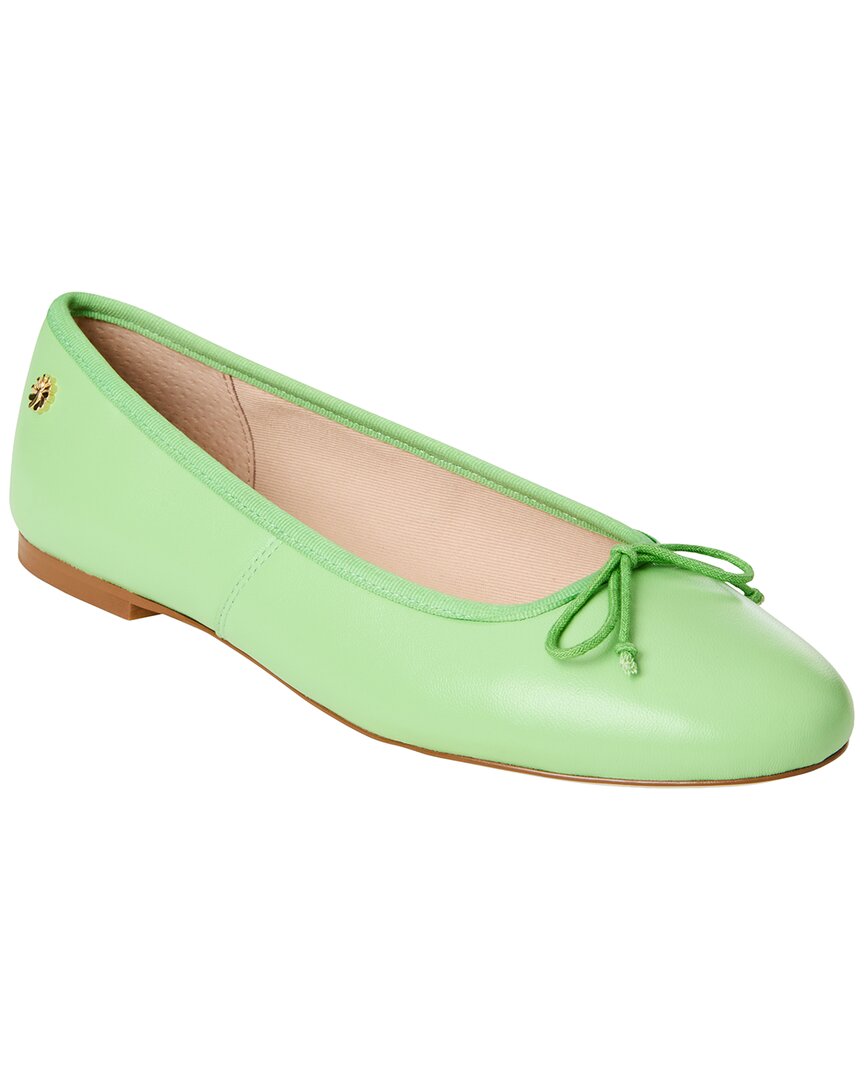 Jack Rogers Bettie Leather Ballet Flat In 338-pistachio