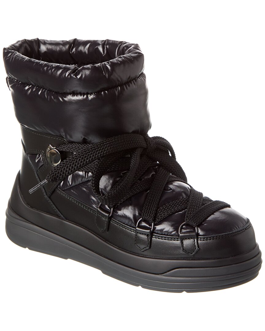 MONCLER MONCLER INSOLUX NYLON & LEATHER SNOW BOOT