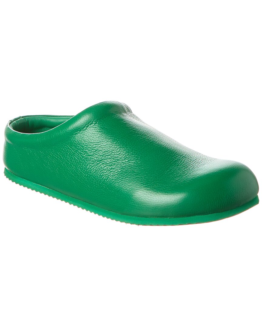Free People Cambria Leather Clog In Green