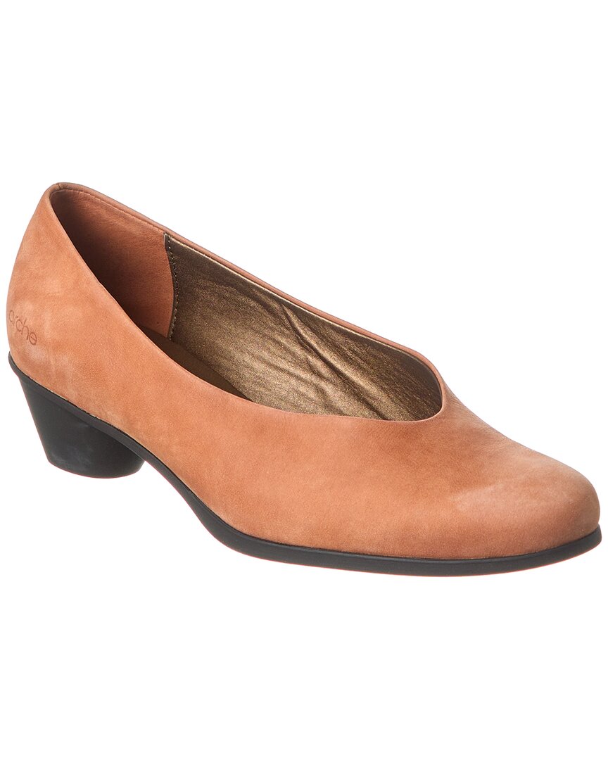 Shop Arche Cynoa Leather Pump In Brown