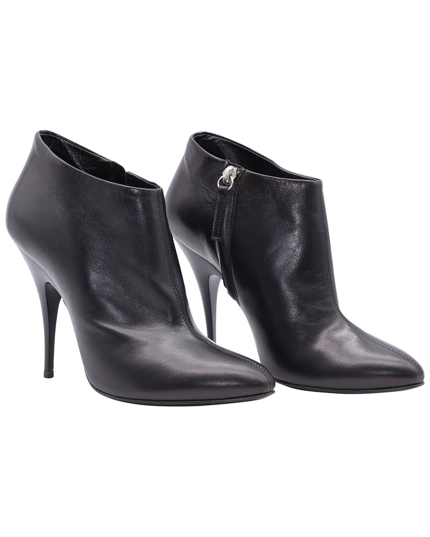Pre-owned Giuseppe Zanotti Women's Leather Bootie (authentic Pre-loved)