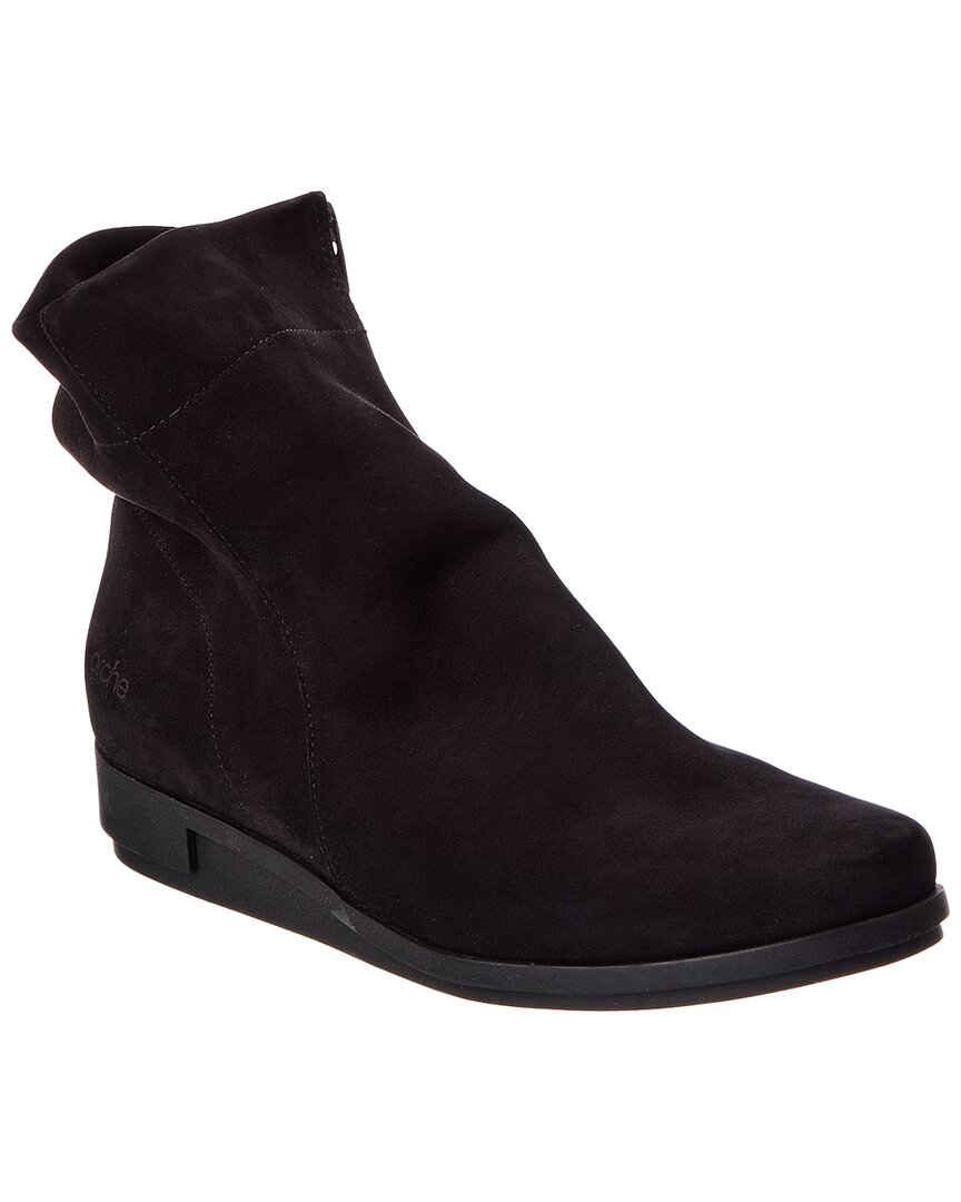 Arche Daykam Leather Bootie In Brown