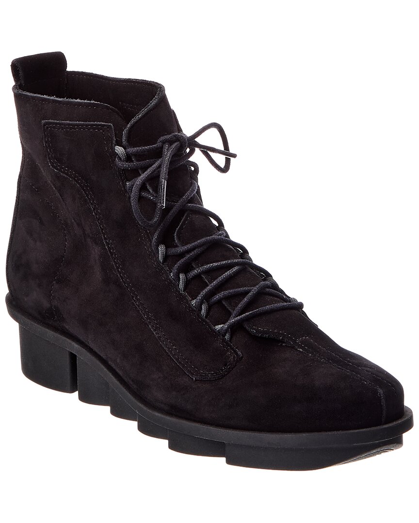 Arche Skayaa Leather Sneaker In Black