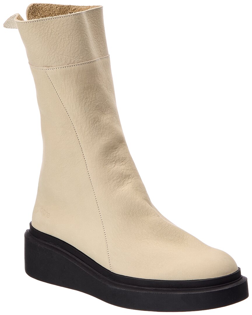 Arche Suzkel Leather Boot In Neutral
