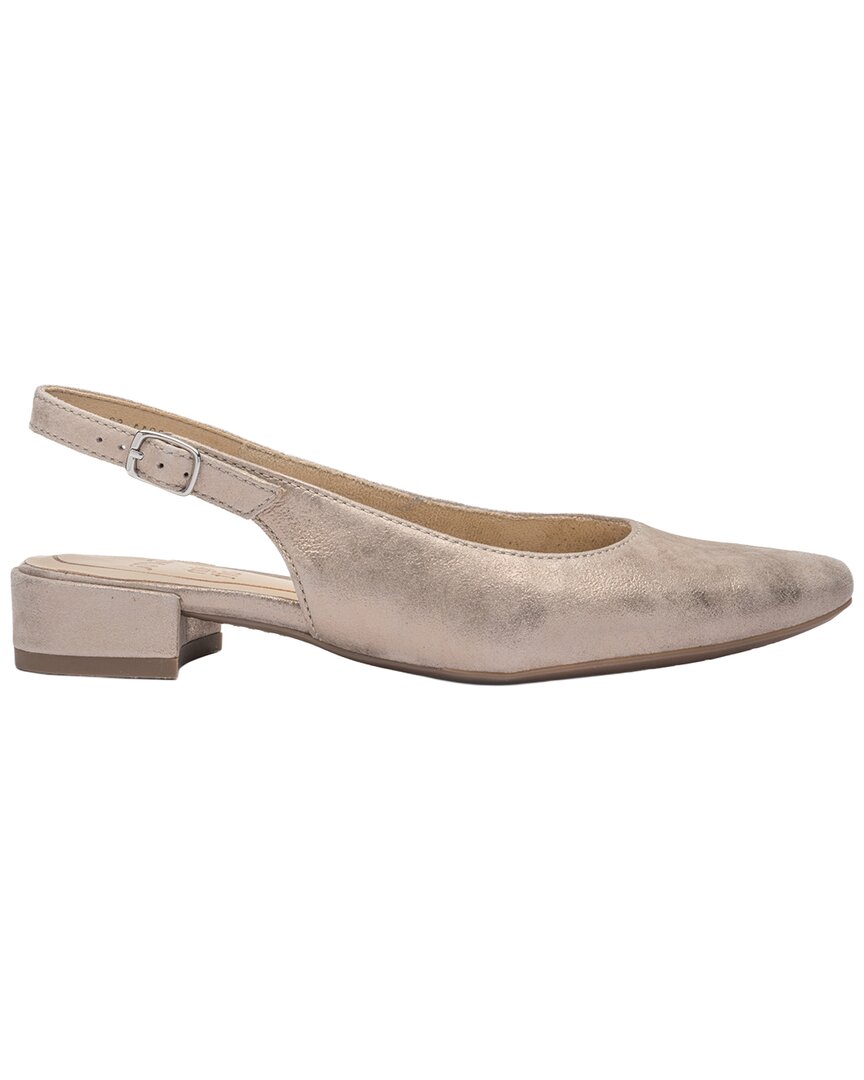 Ara Pixie Slingback Pump In Gold