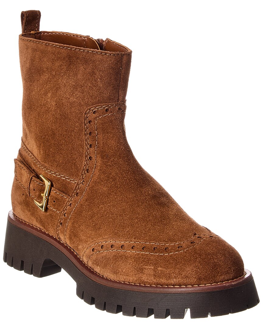 M By Bruno Magli Luca Suede Bootie In Multi