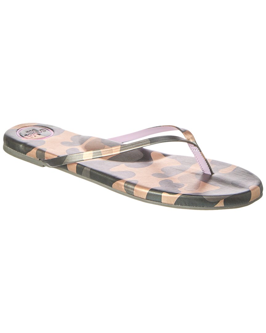 Shop Solei Sea Soléi Sea Indie Flip Flop In Gold