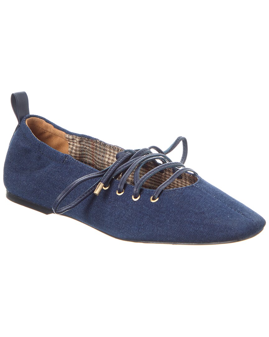 Rag & Bone Sophia Denim Ballet Flat In Blue