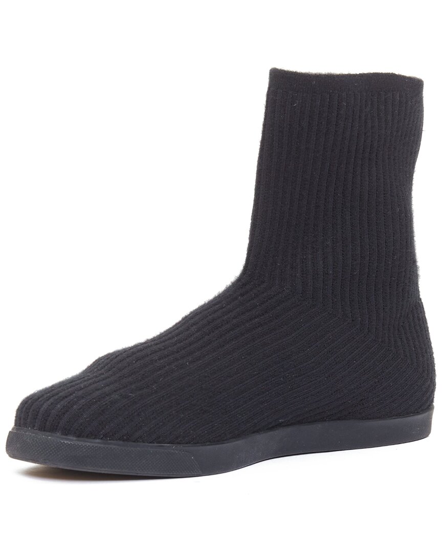 Pre-owned The Row Women's Cotton Knitted Sock Boot (authentic Pre-loved)