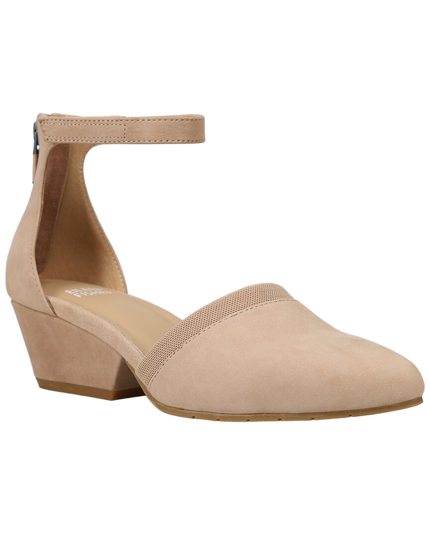 Eileen Fisher Veery Ankle Strap Pump In Brown