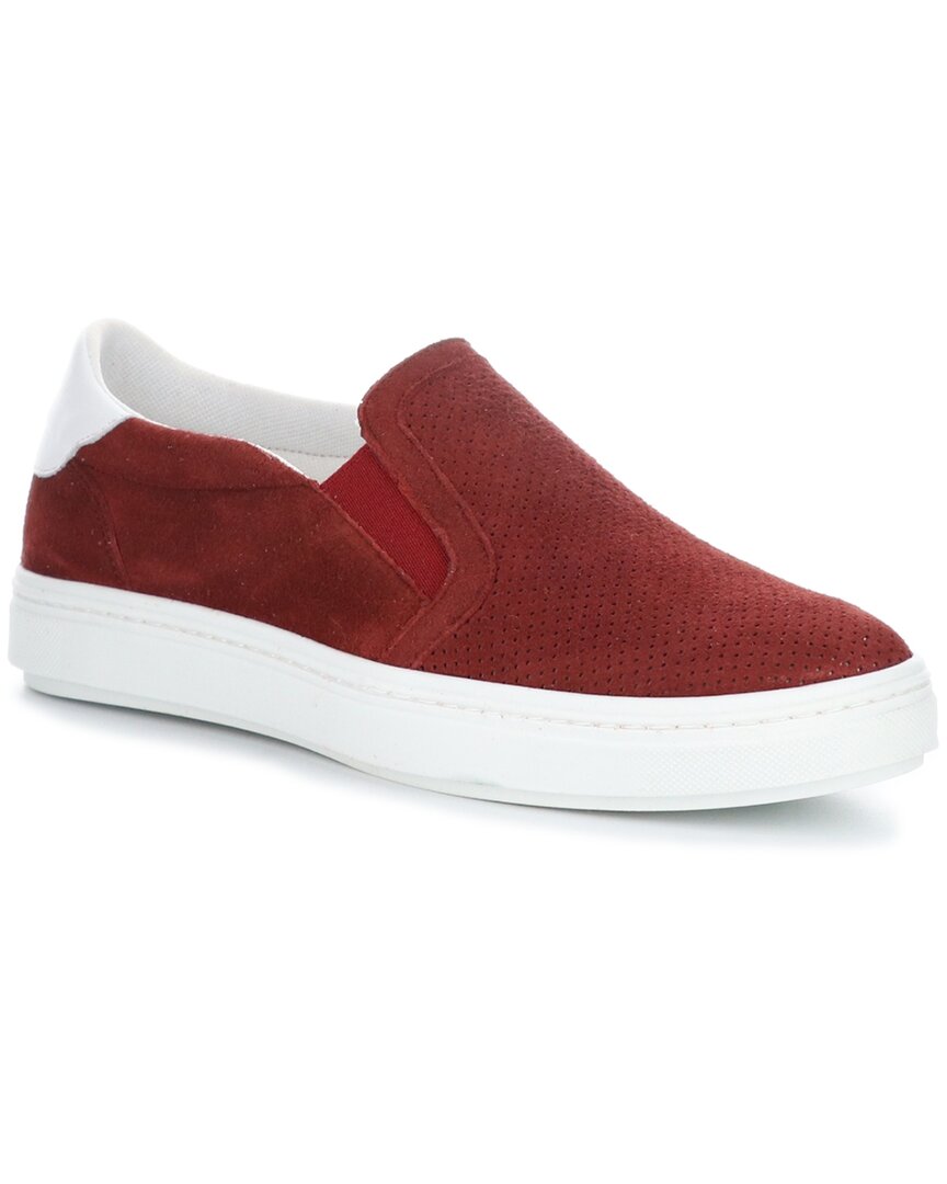 Shop Bos. & Co. Cybill Suede Sneaker In Red
