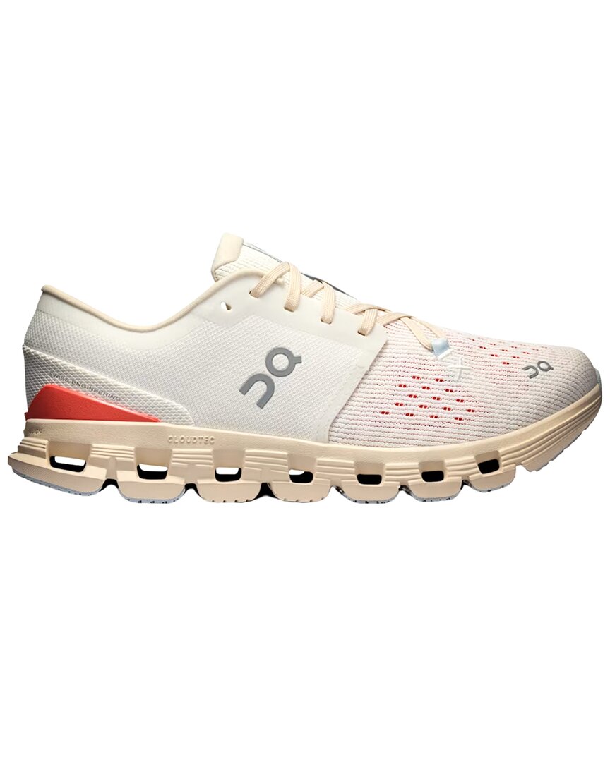 On Running Cloud X4 Mesh Running Sneakers In Neutral