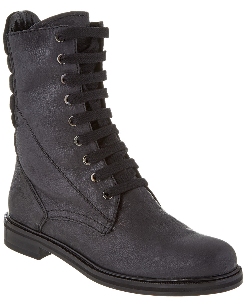 aquatalia kaylynn mixed leather combat booties