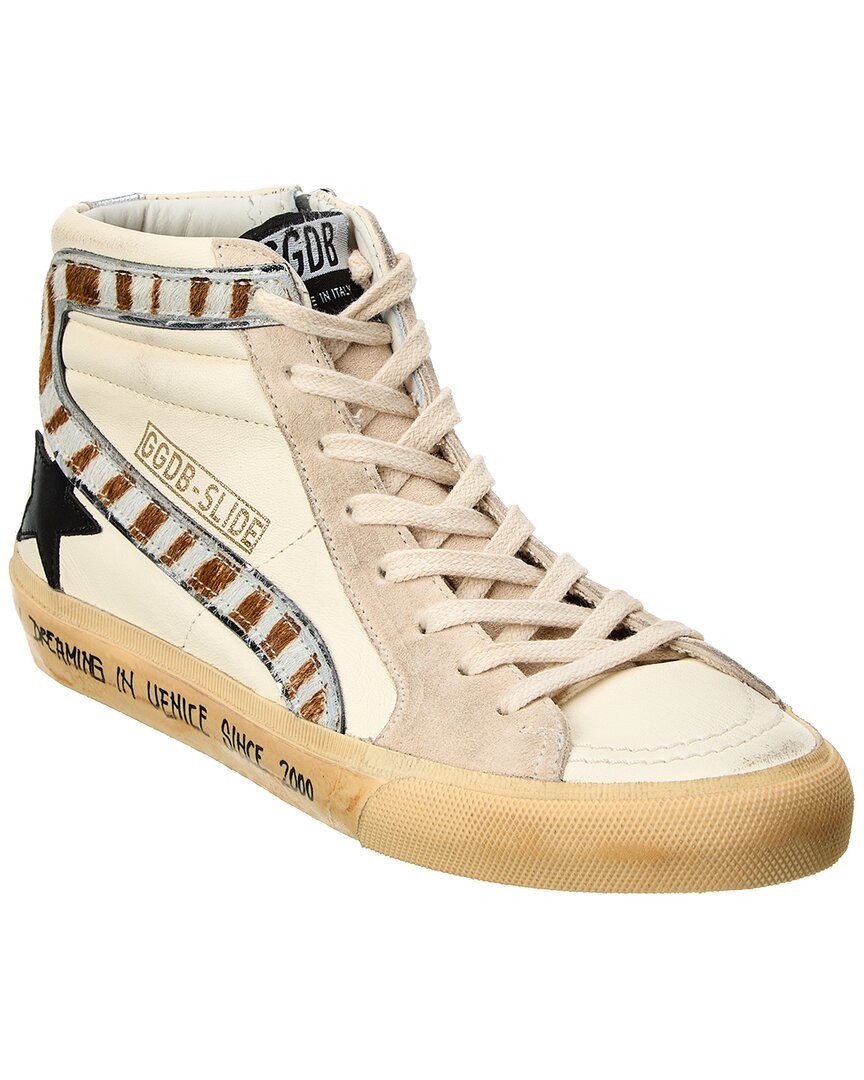 Golden Goose Slide Sneaker In White