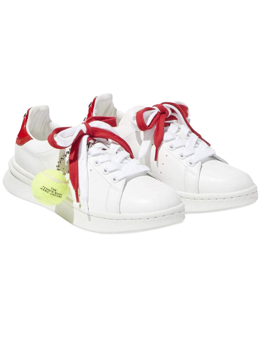 Shop Marc Jacobs The Tennis Shoe Leather Sneaker