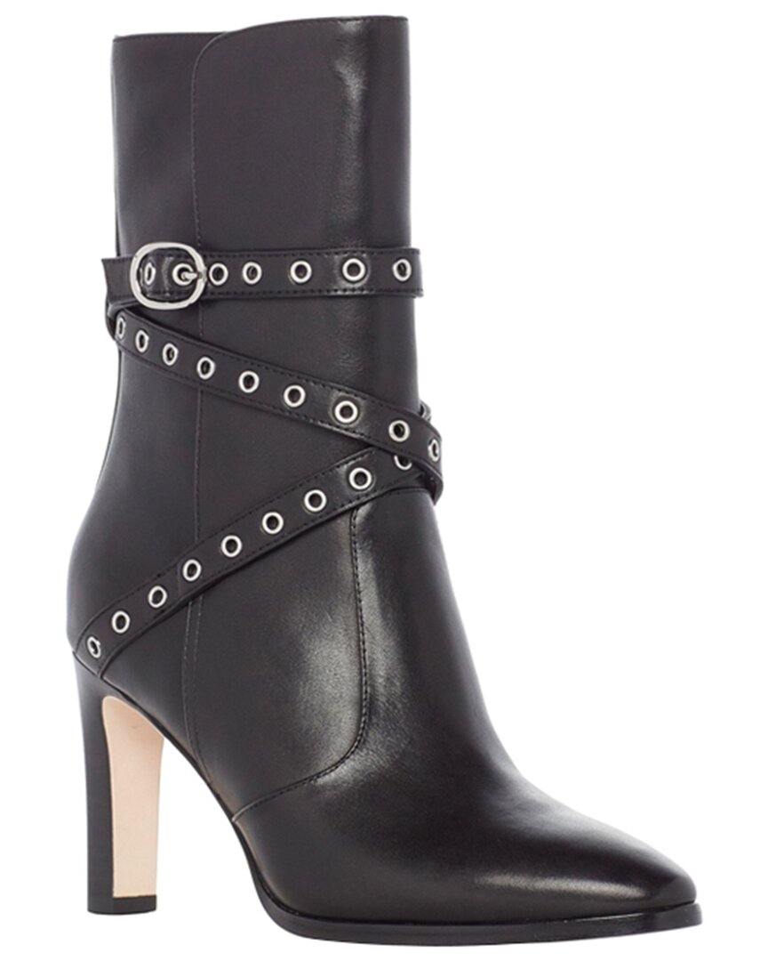 Paige Cora Leather Boot In Black