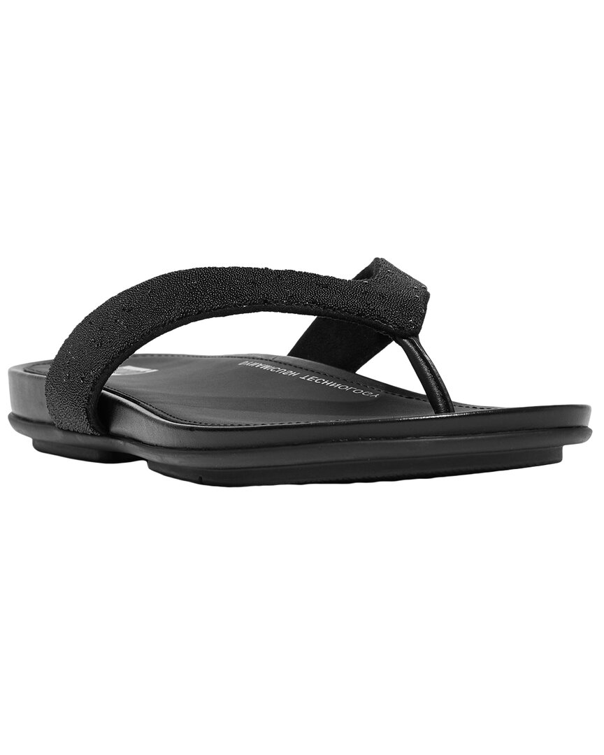 FITFLOP FITFLOP GRACIE LEATHER-TRIM SANDAL