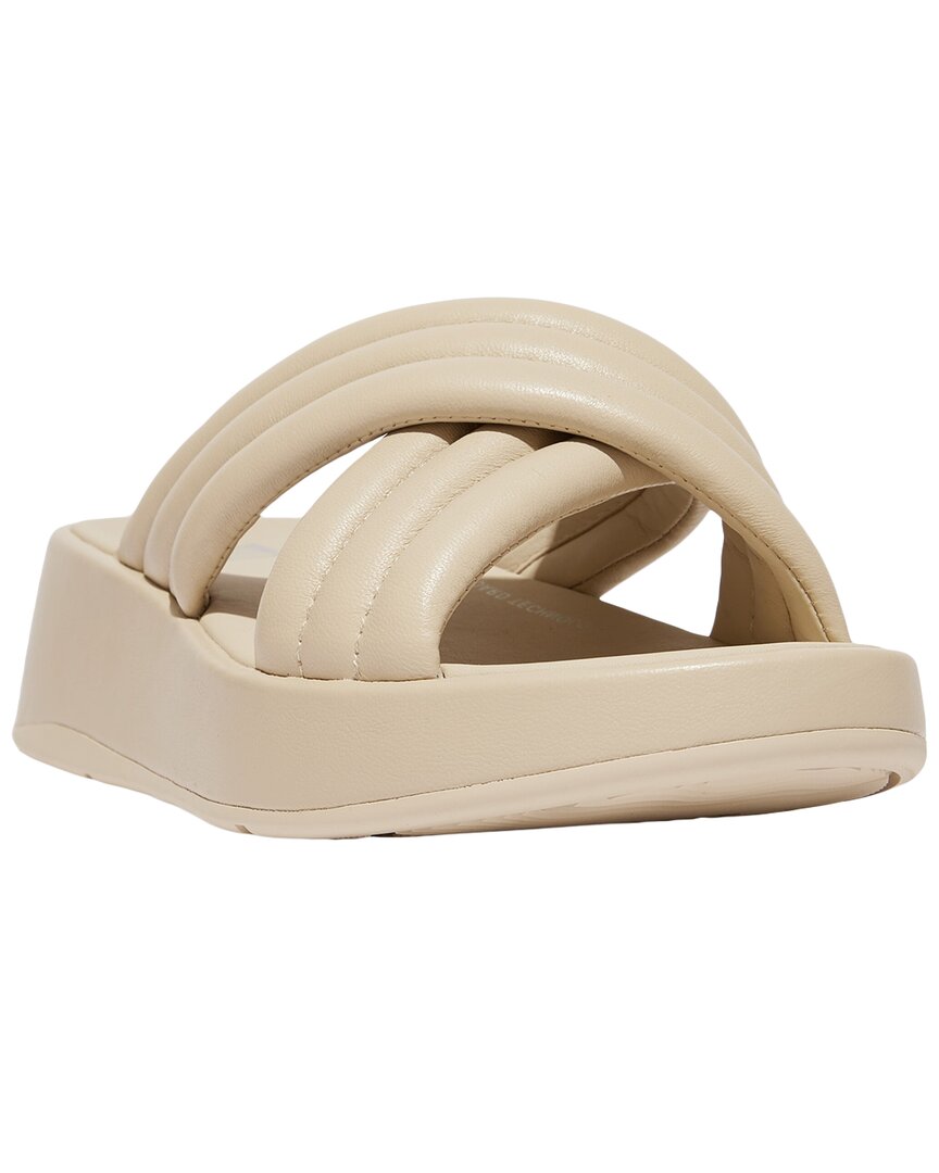 Fitflop F-mode Leather Sandal In Neutral