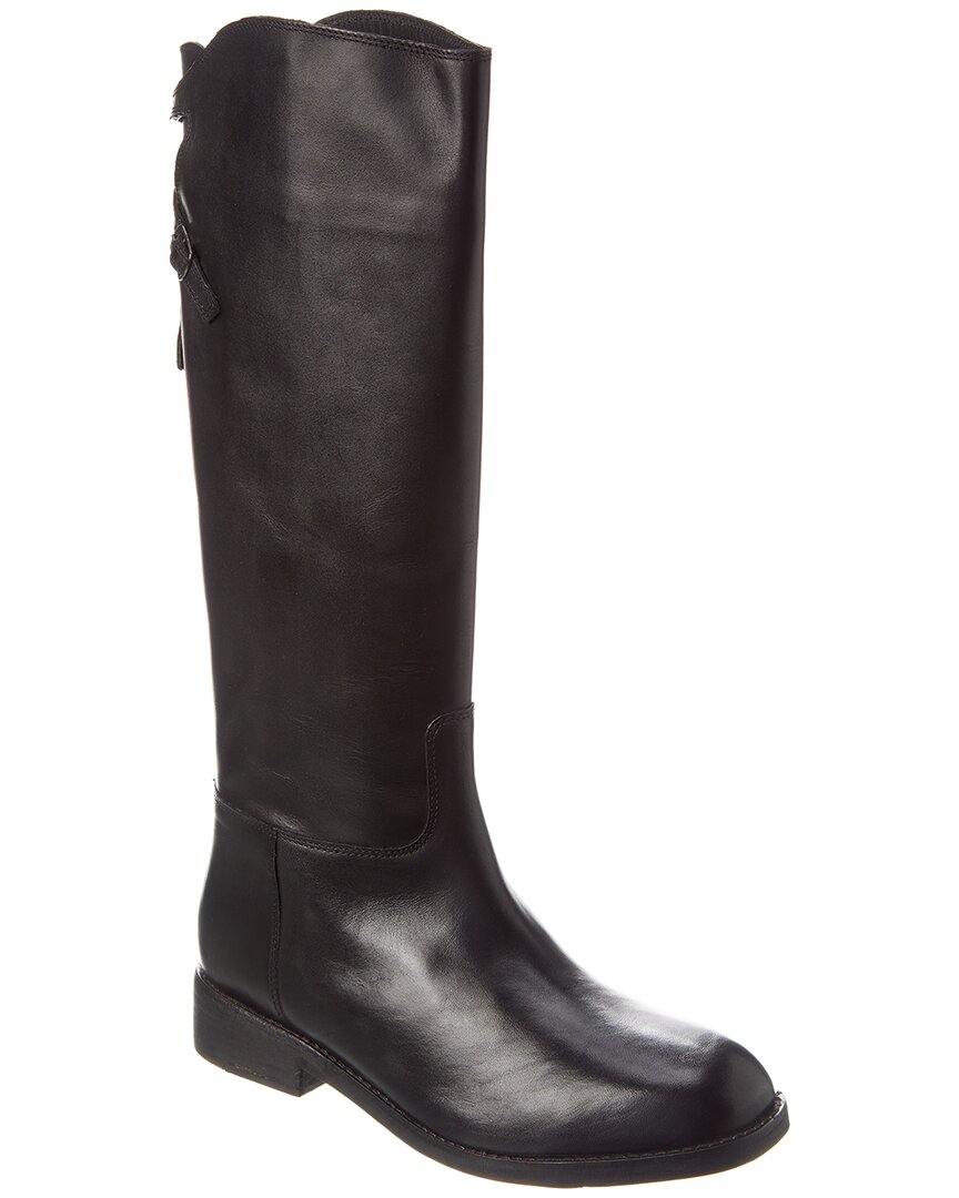 Free People Everly Equestrian Leather Knee-high Boot
