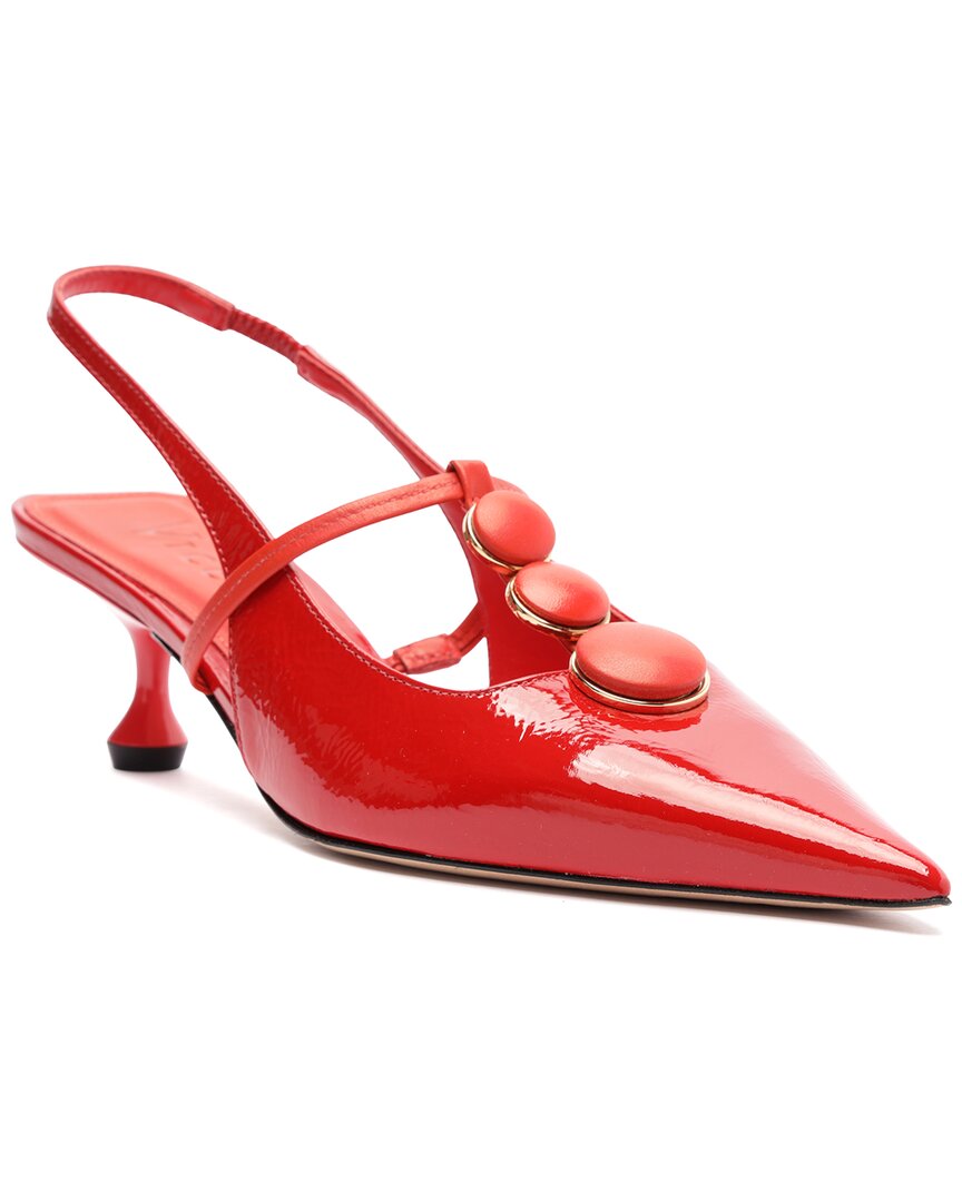 Vicenza Servia Patent Sling-back In Red