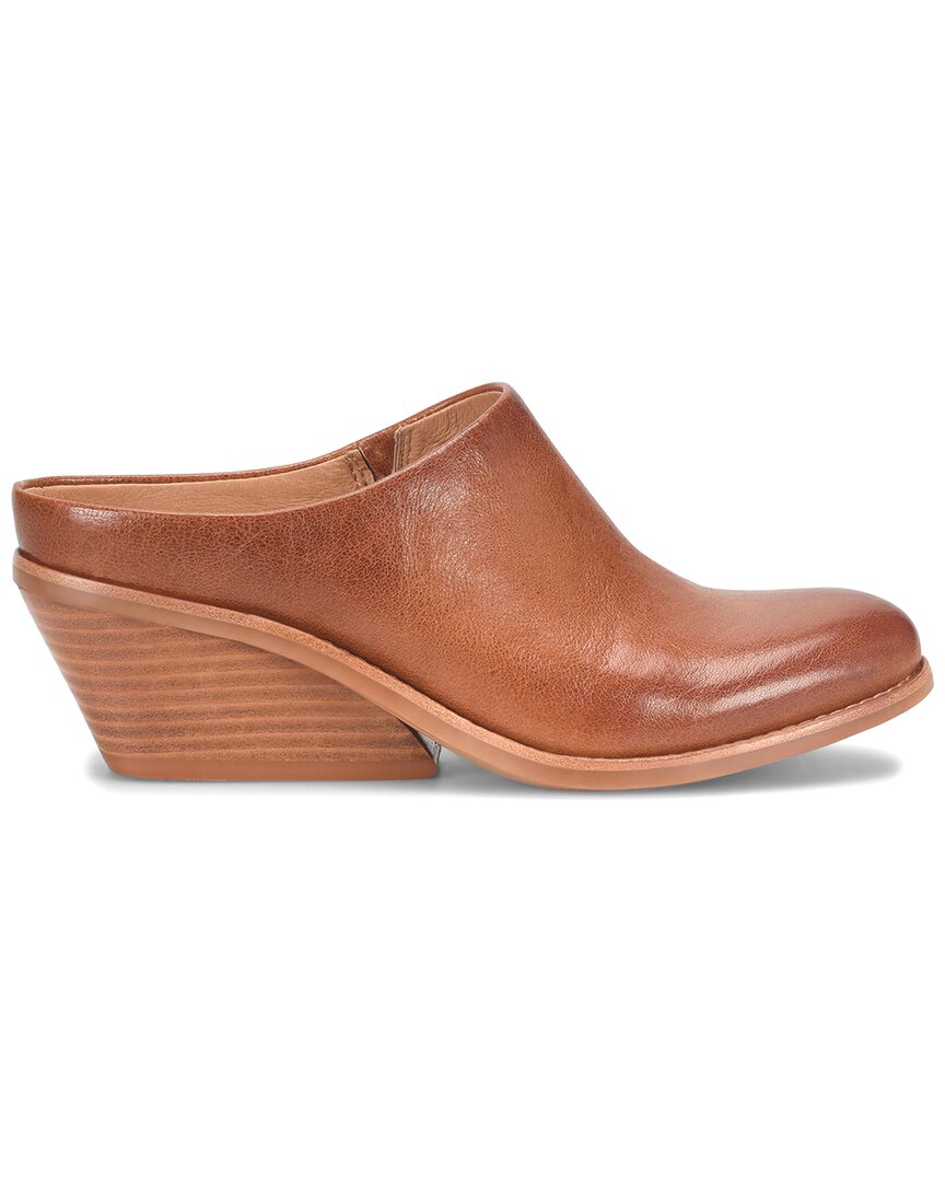Söfft Nicki Leather Mule In Brown