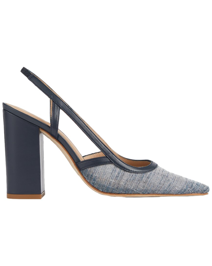 Lk Bennett Etta Leather-trim Pump