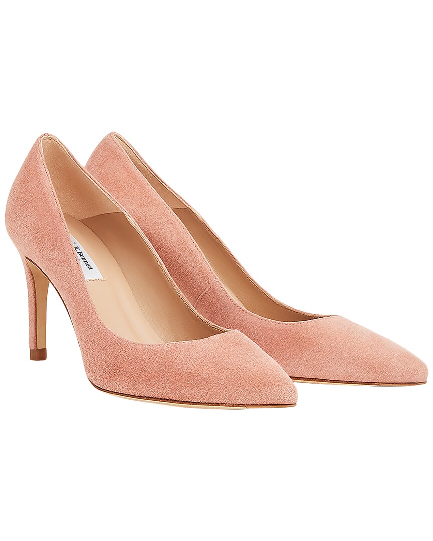 Lk Bennett Floret Leather Pump In Pink