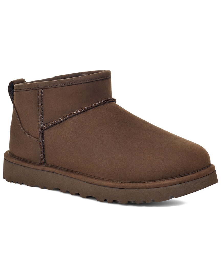 Ugg Classic Ultra Mini Womens Suede Ankle Bootie Slippers