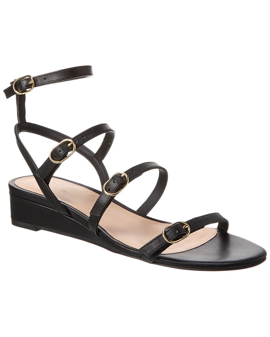 Stuart Weitzman Grecian Buckle Wedge Sandal